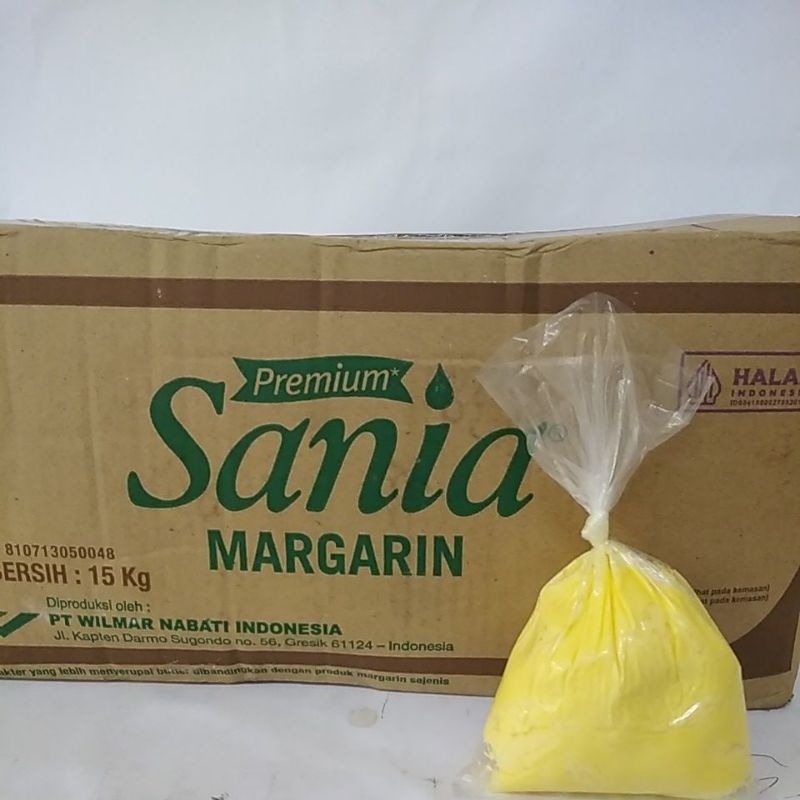 

margarin sania kemasan timbangan/rpc 250gr