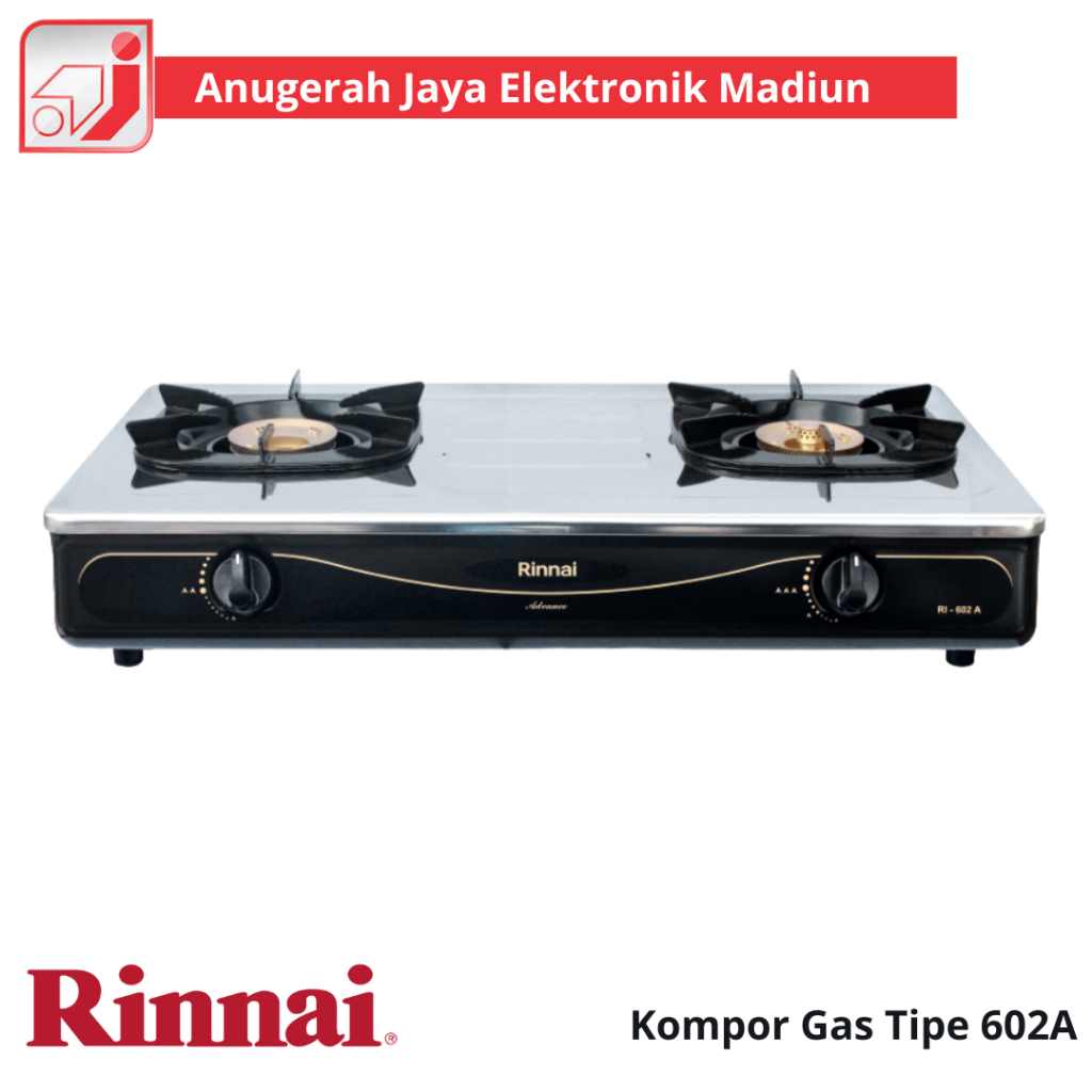 Kompor Rinnai 2 Tungku 602A / Kompor Rinnai 602A