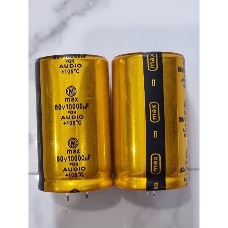 Elco 10000uf 80v max gold original