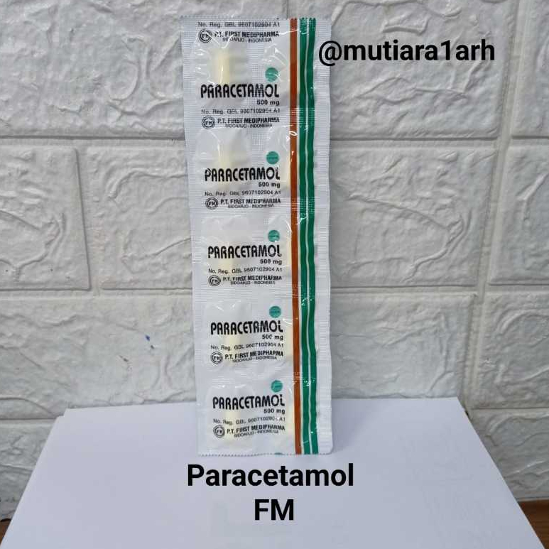 PARACETAMOL 500 MG FM STRIP 10 KAPLET
