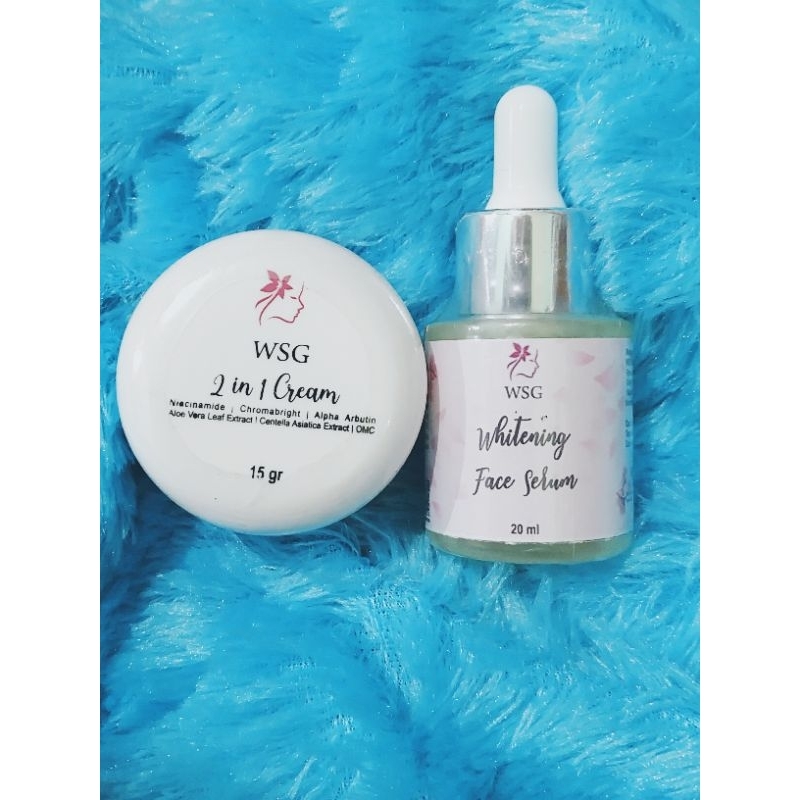WSG 2IN1 BPOM/cream 15gr + serum/PAKET HEMAT