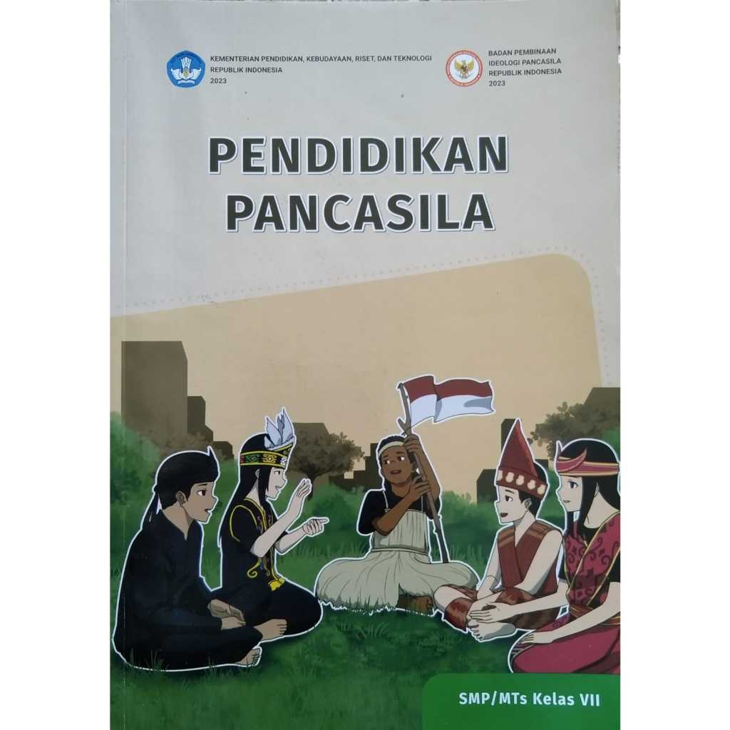 buku paket pendidikan pancasila kelas 7 smp/mts buku original pkn kelas 7