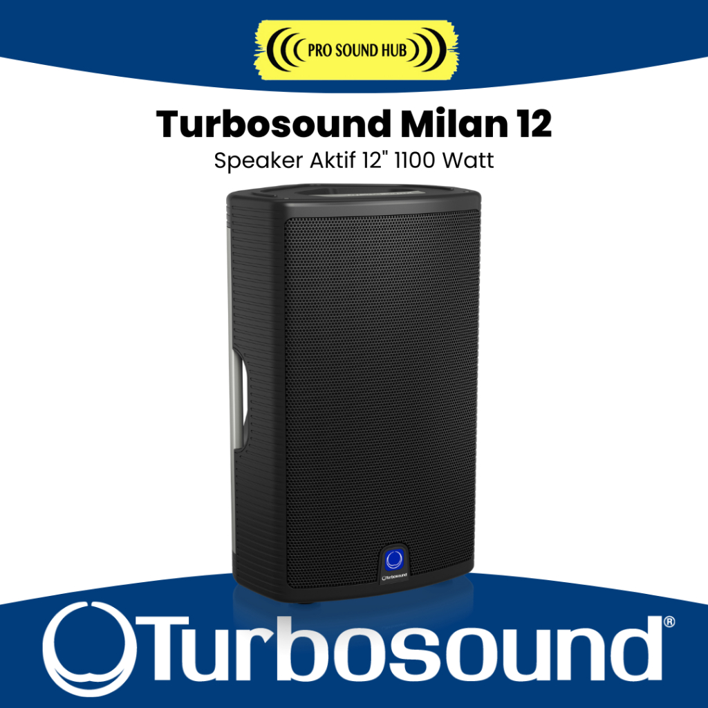 Turbosound Milan 12 M12 Harga Satuan M 12 M-12 1100 Watt12" Speaker