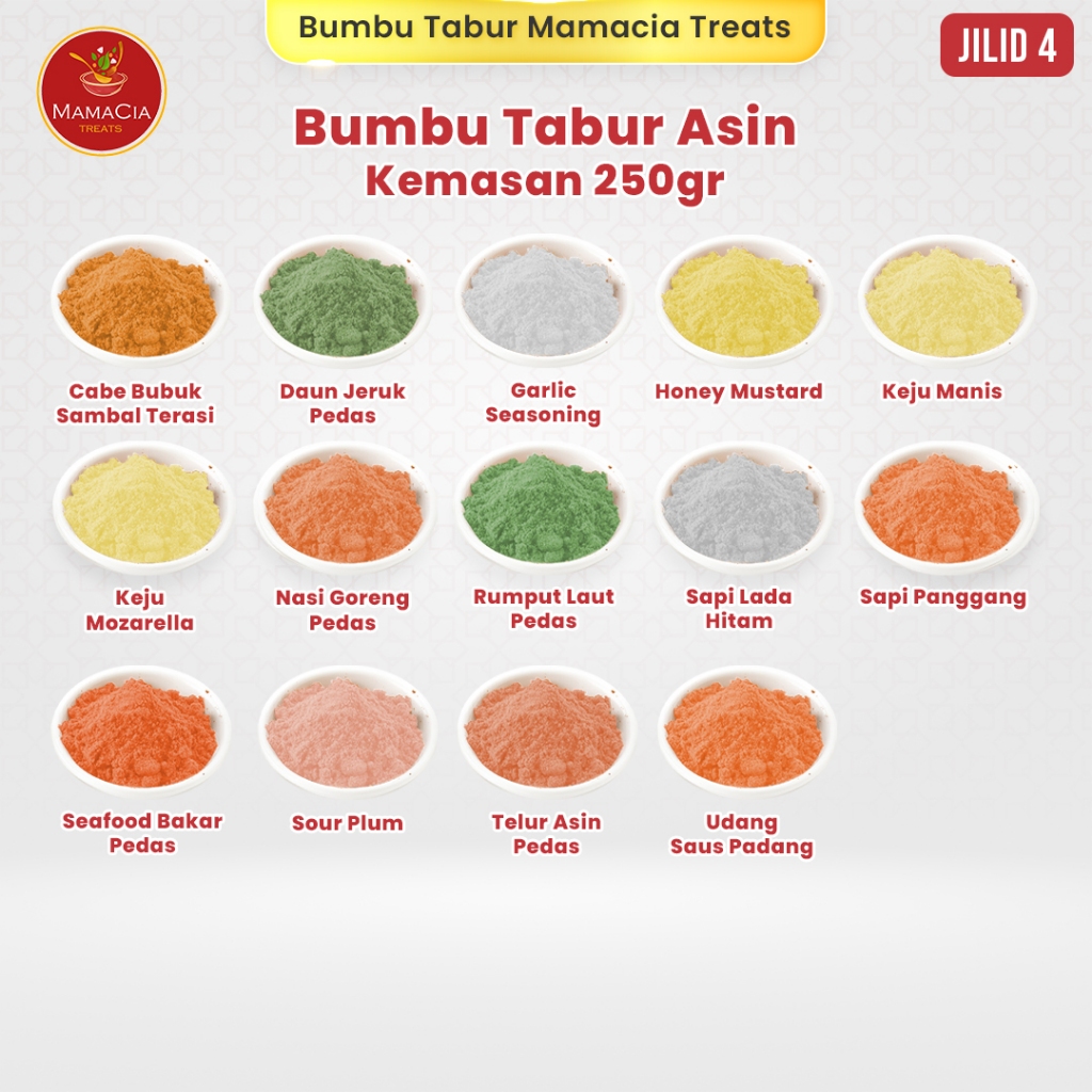 

(250 gram) Bumbu Tabur Premium Bubuk Tabur Keripik Tahu Kentang Seblak Makaroni Ayam Penyedap Rasa