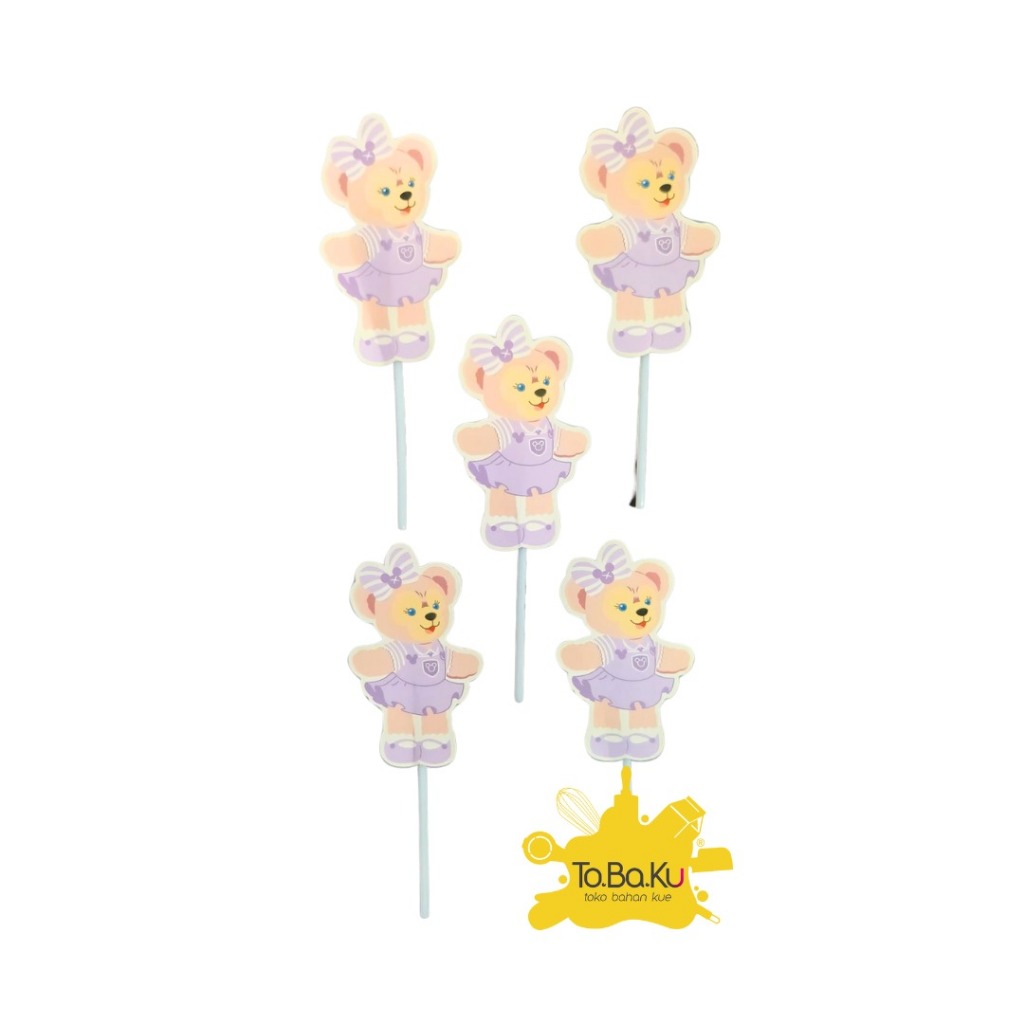 Topper Beruang Pita (Per-pack)