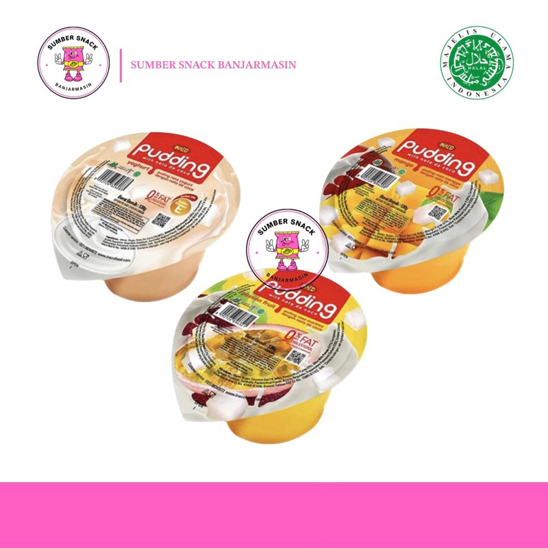 

Inaco Pudding With Nata De Coco (120g) (3 Varian Rasa)