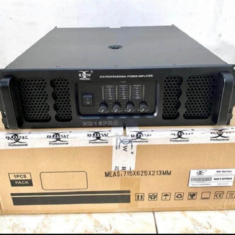 Power Amplifier RDW ND 15pro 4channel original