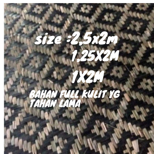 bilik bambu batik dingding motif