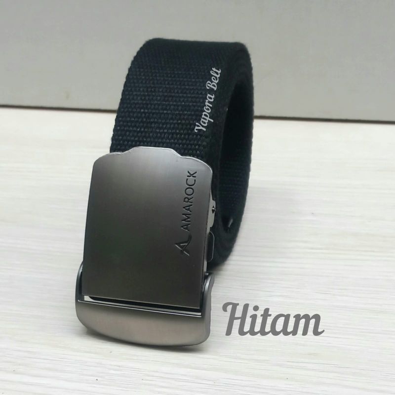 Ikat Pinggang Bahan Kanvas  Pria Wanita Gesper Katun Bahan Kanvas