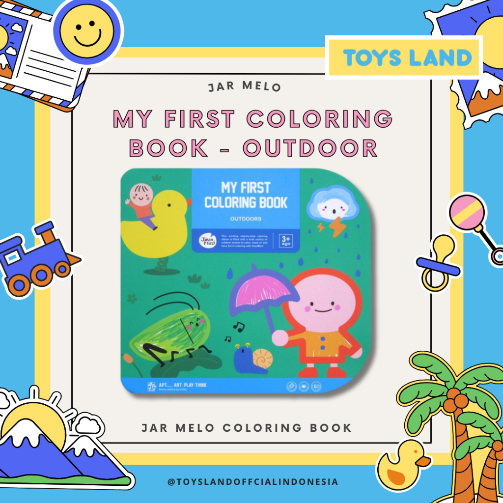 

Promo Buku Mewarnai / Jar Melo My First Colouring Book - Outdoor Termurah