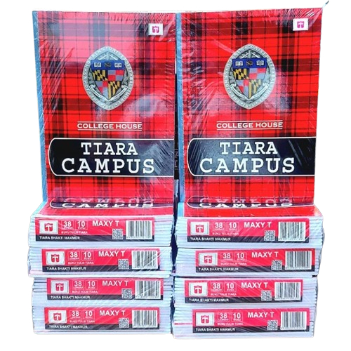 

Buku Tulis Sekolah TIARA CAMPUS 38 Lembar Boxy Panjang Campus Isi 10 Buku (Ready Stock)