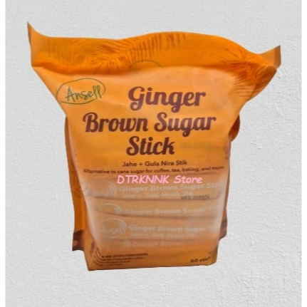 

ANSELL Ginger Brown Sugar Stick / Jahe Gula Merah Bubuk Stik (60 sticks x 8g)