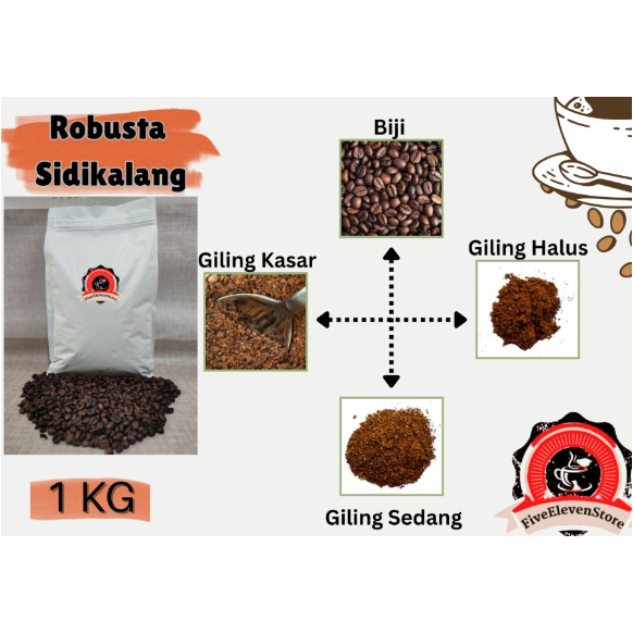 

KOPI ROBUSTA SIDIKALANG 1 KG - ROASTED BEAN