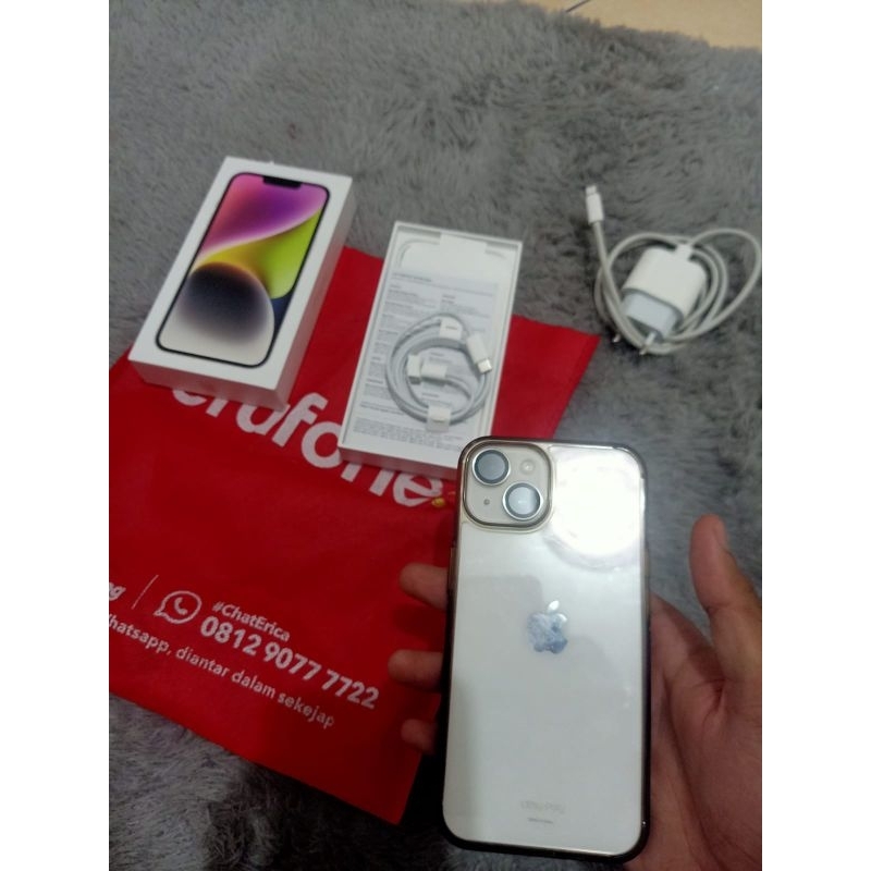 iphone second 14 128gb ibox original kode PA/A.