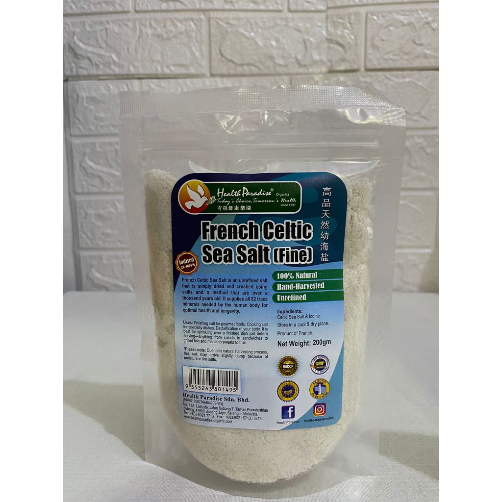 

GFD Sea Salt French Celtic Fine and Coarse 200gr Halus dan Kasar