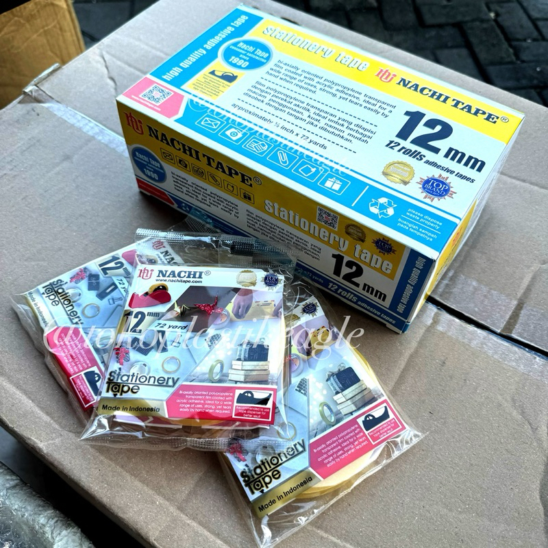 

[1 Roll] Isolasi Bening NACHI / Stationery Tape NACHI