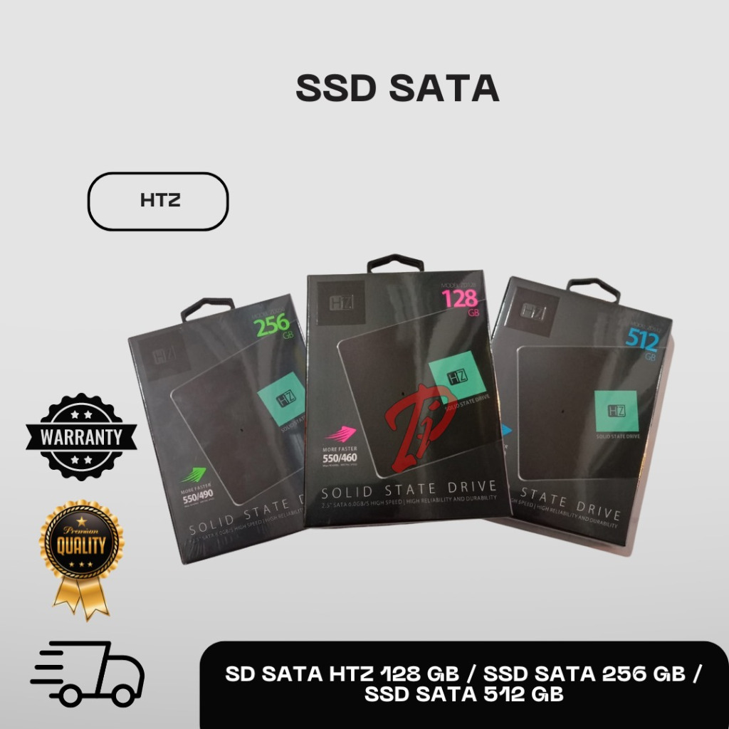 SSD SATA HTZ 128 GB / SSD SATA 256 GB / SSD SATA 512 GB