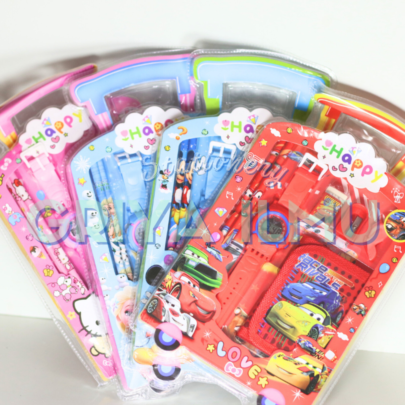 

Study Set Fancy/Paket Alat Tulis Stationery 7 In 1 HS-07 (056005)