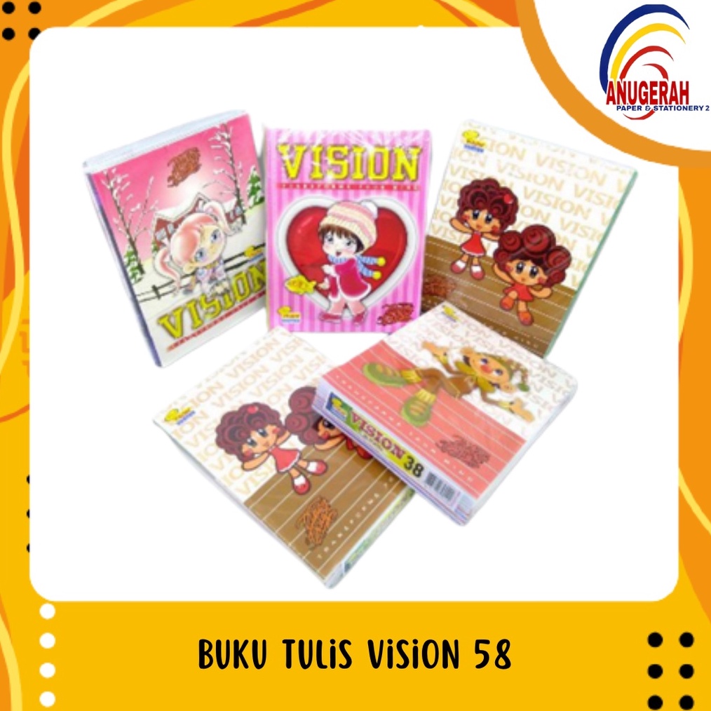 

KODE F45Z Buku Tulis Vision 58 Murah PAK