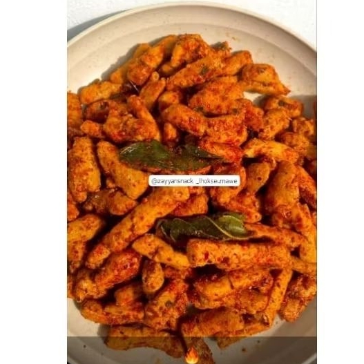 

Basreng pedas ekstra daun jeruk 1kg (1000 gr)