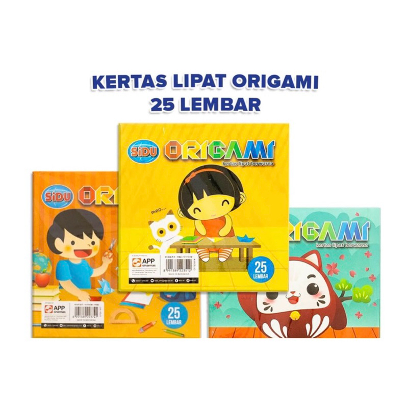 

SALE!! KERTAS ORIGAMI/KERTAS LIPAT SIDU 16x16cm (25 lembar)