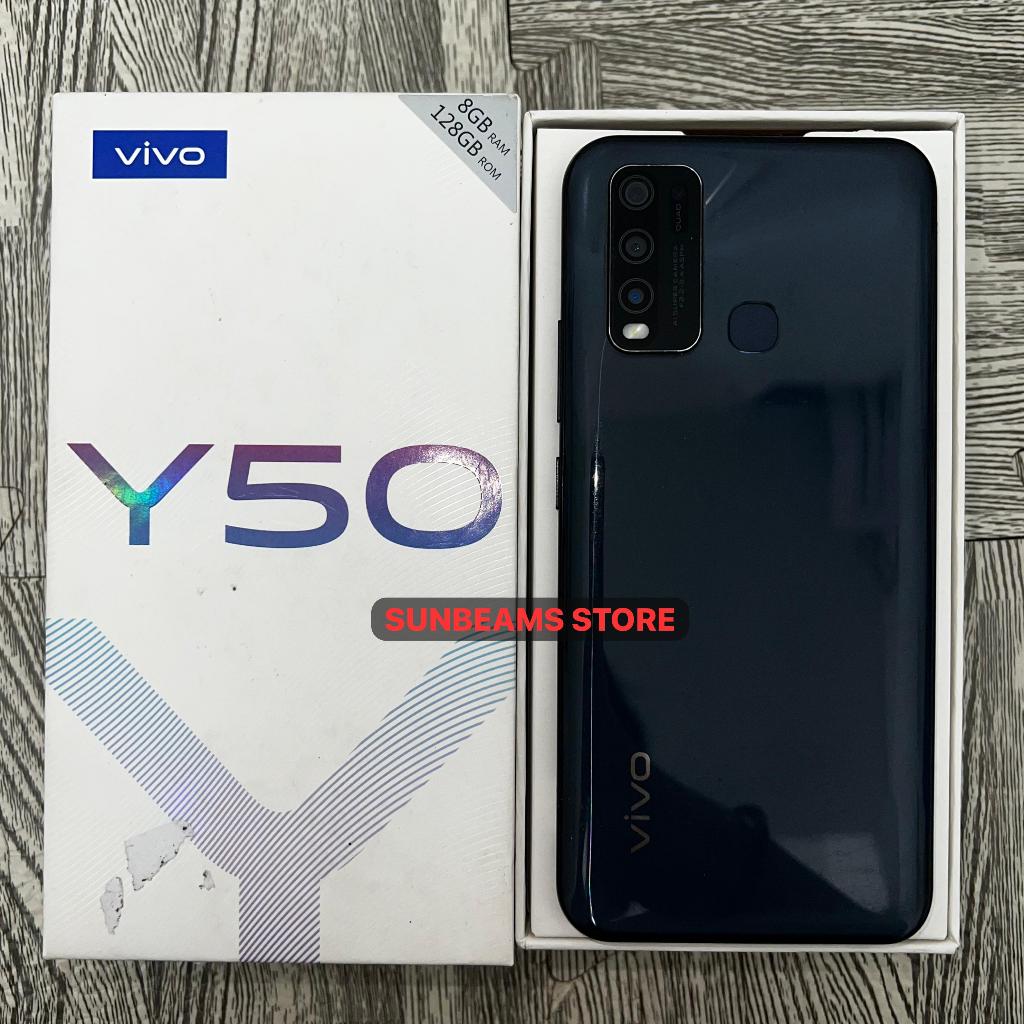 Vivo Y50 8/128 Second Fullset Bekas Resmi