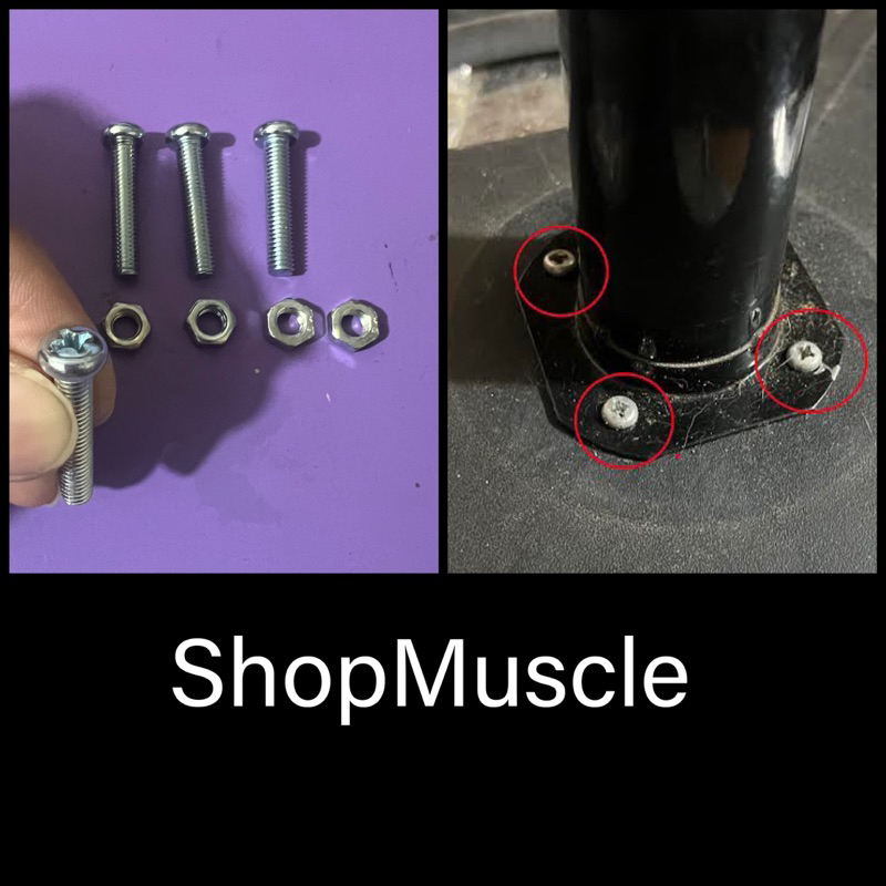 Baut alas / setir kipas angin Regency tornado spare part mur