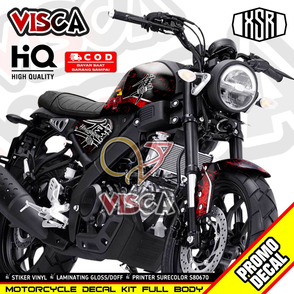 Stiker Xsr Decal Xsr 155 full body Striping Xsr 155 HAYABUSA