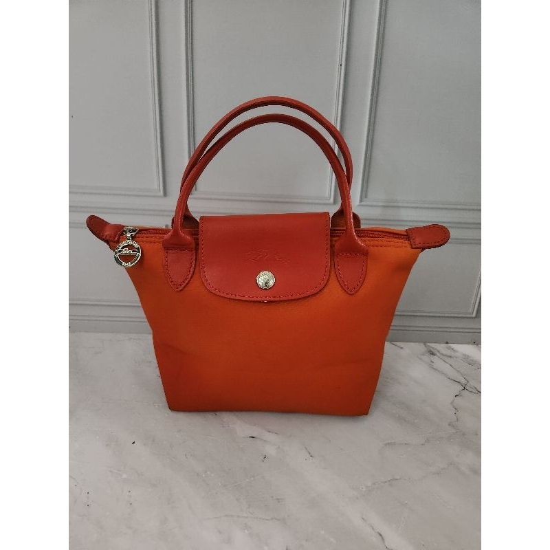 Tas Short Handle Planetes Orange Preloved