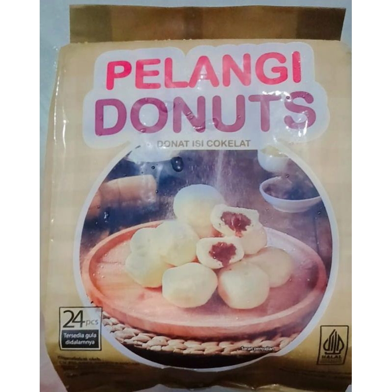 

pelangi donat coklat