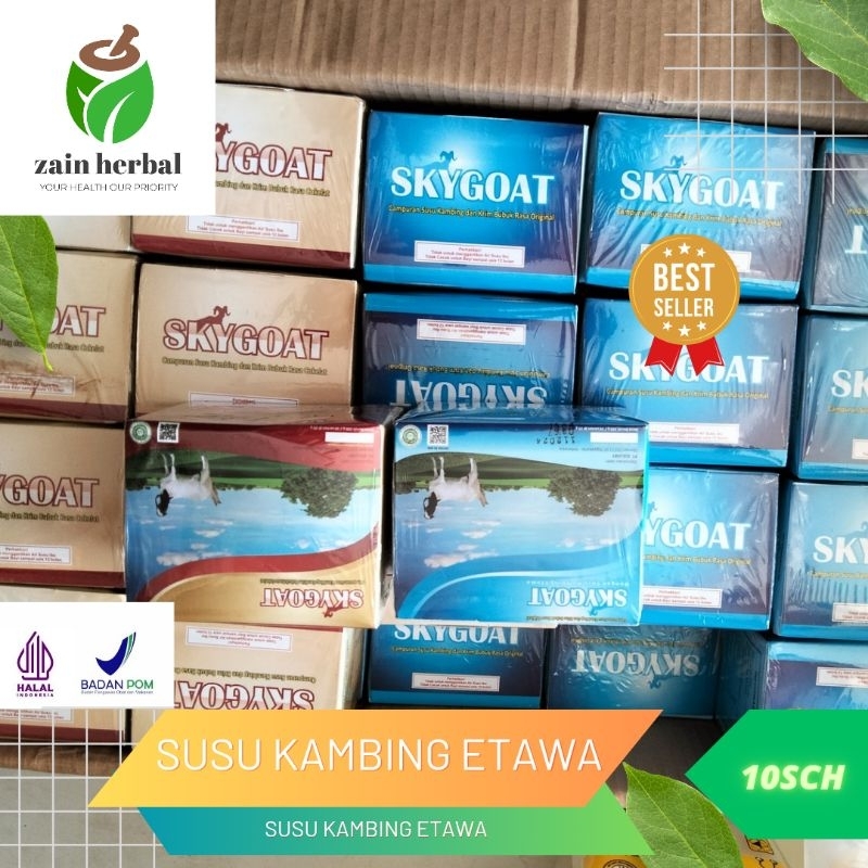 

Susu Kambing Etawa Per Box Susu Kambing Bubuk isi 10 Sachet