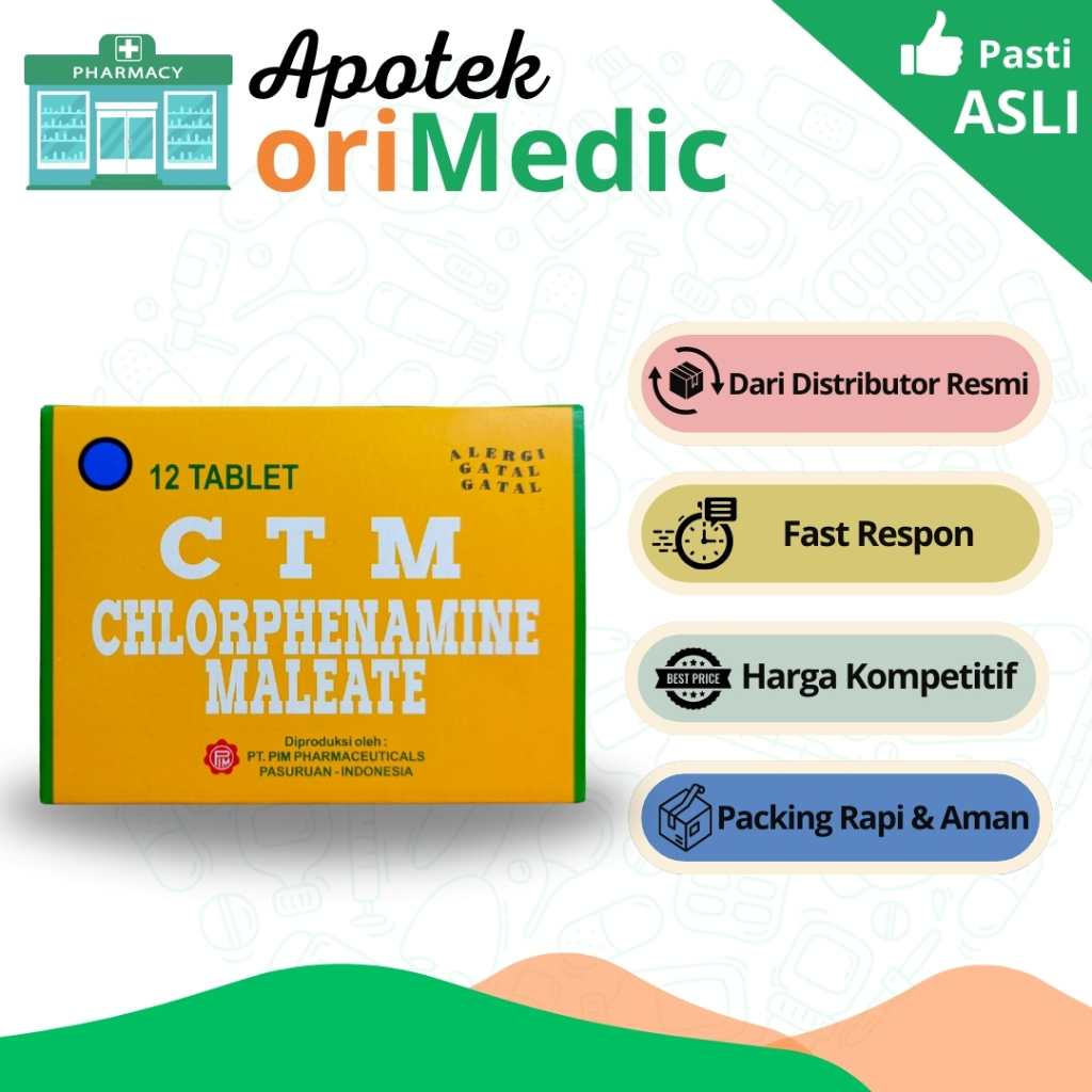 CTM 4 mg 12 Tablet