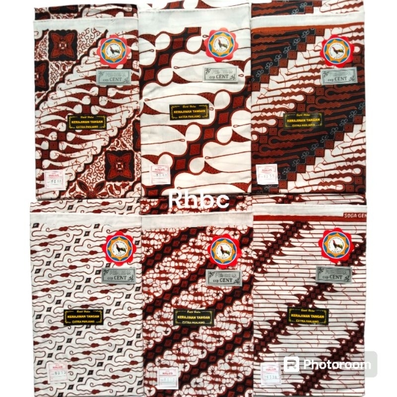 Kain Jarik Kebat Samping Panjang Batik Halus Cap cent Jago Liris Putih Tapih Katun Persalinan Ibu Me