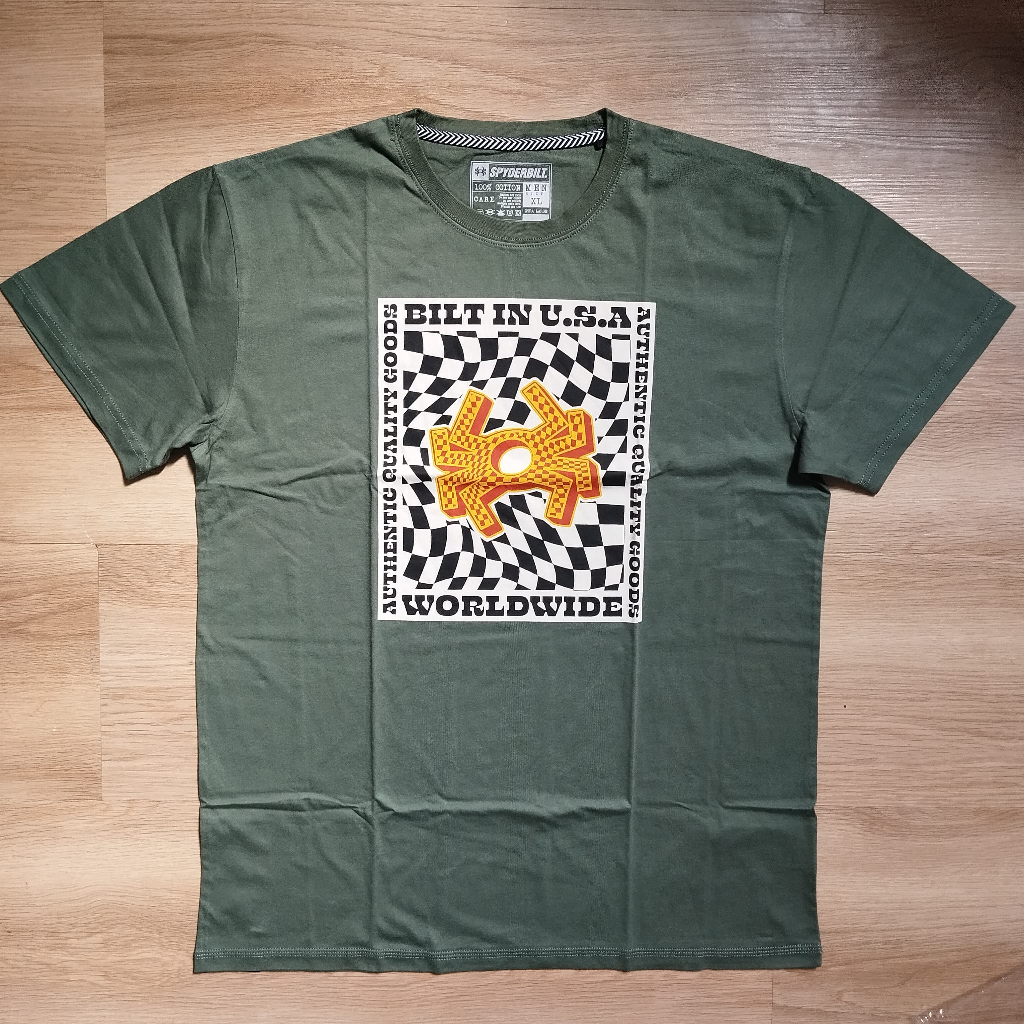 Spyderbilt Kaos Lengan Pendek Pria Original