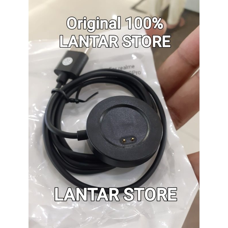 USB Charger Realme Watch 2 / Watch 2 Pro Magnetic Kabel Casan Smartwatch Original Asli 100%