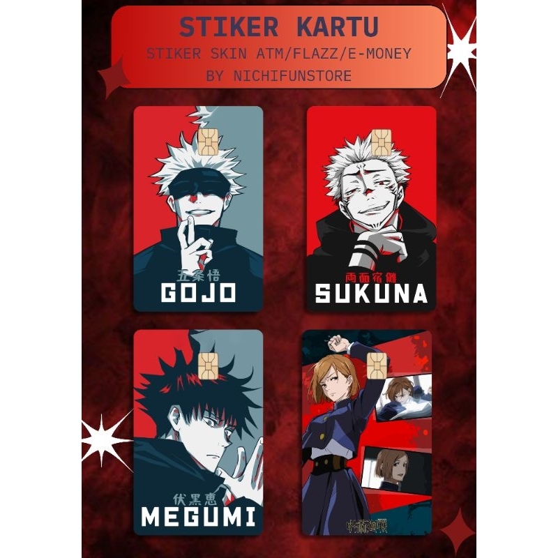 

STIKER SKIN CARD JUJUTSU HOLOGRAM/STIKER JUJUTSU HOLOGRAM