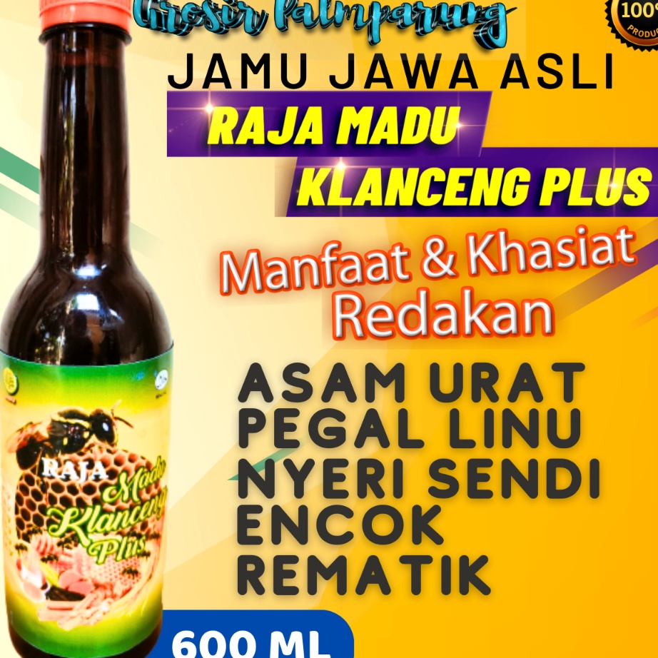 

Jamu Raja Madu Klanceng Plus Untuk Redakan Asam Urat Dan Pegal Linu Encok Rematik Nyeri Sendi PegelPegel