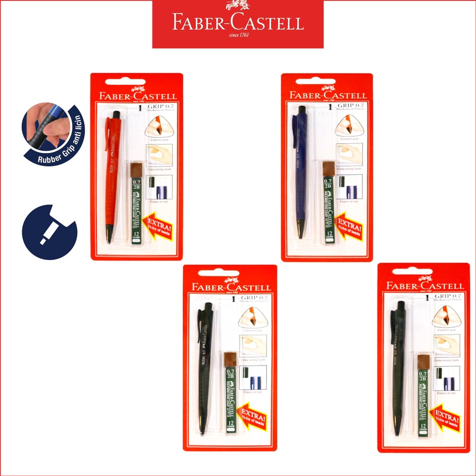 

Pensil Mekanik Faber Castell Mechanical Pencil Opaque Blister Ukuran 7 mm 1 Tube Refill