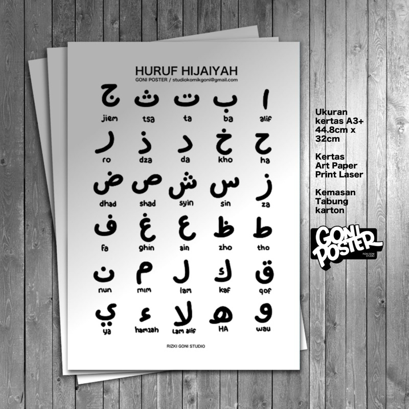 POSTER HURUF HIJAIYAH