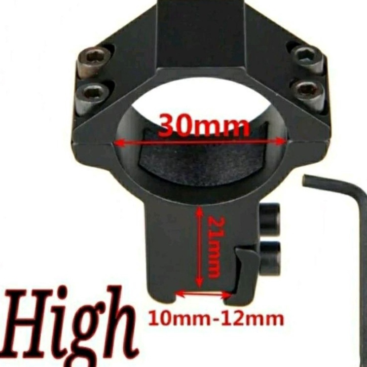 Sale mounting teleskop OD3 tinggi mounting tube 3 rel11 tinggi