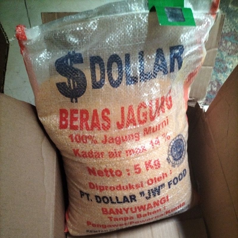 

beras jagung dollar 5 kg