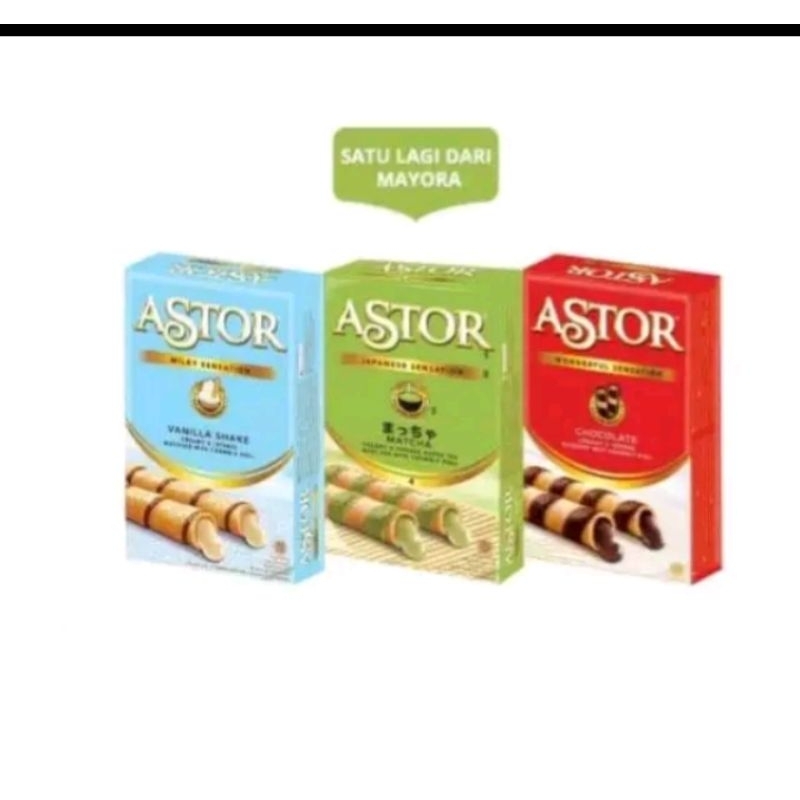 

wafer astor chocolate vanila matcha 40gr