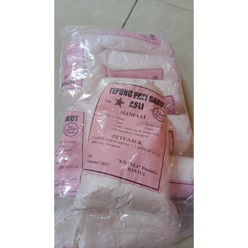 

Tepung Pati Garut 250grm