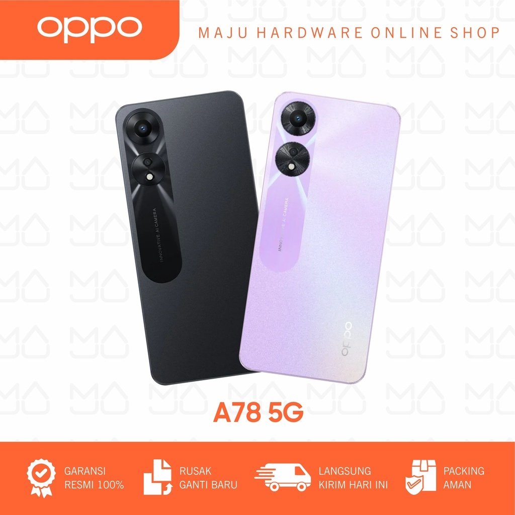 OPPO A78 5G 8/128GB - GARANSI RESMI