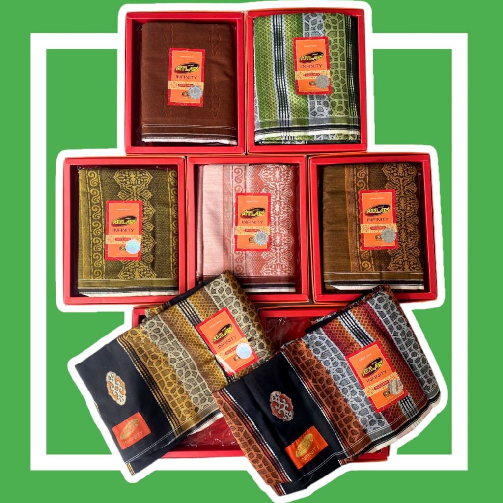 Sarung Tenun /  Atlas Infinity Songket / Sarung Atlas Premium / Sarung Atlas Infinity Jacquard Songk
