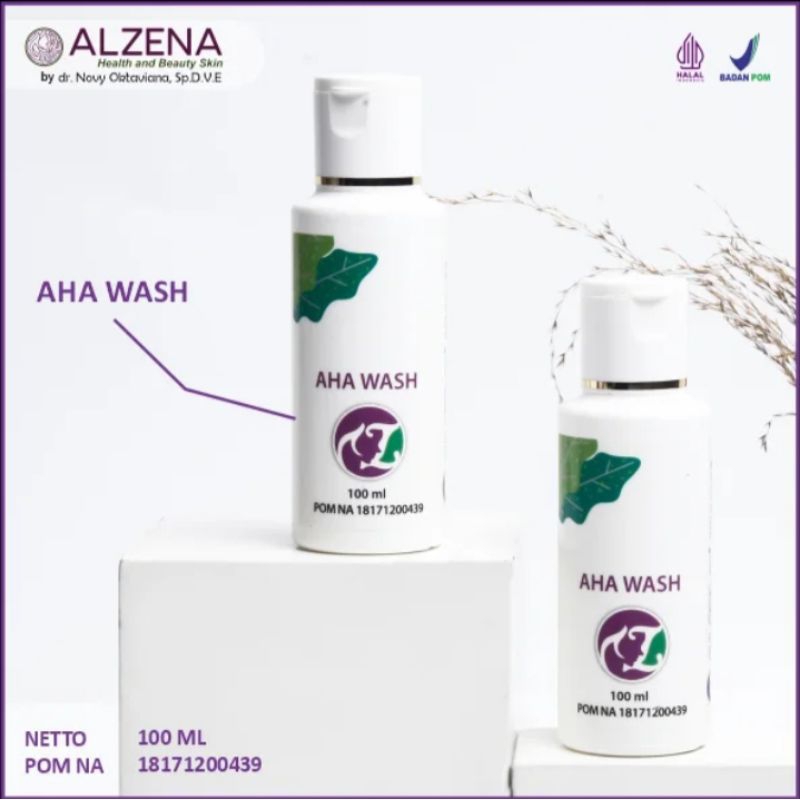 AHA WASH ALZENA SKINCARE