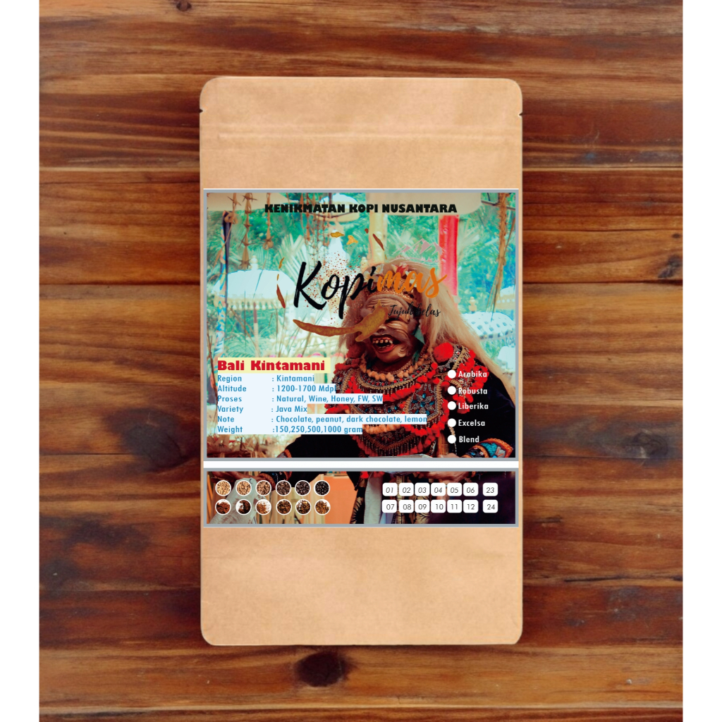 

Robusta kintamani Natural- 1kg