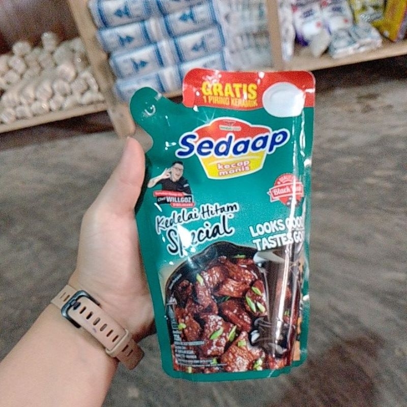 

Kecap Manis Sedaap Kedelai Hitam Special 728gr