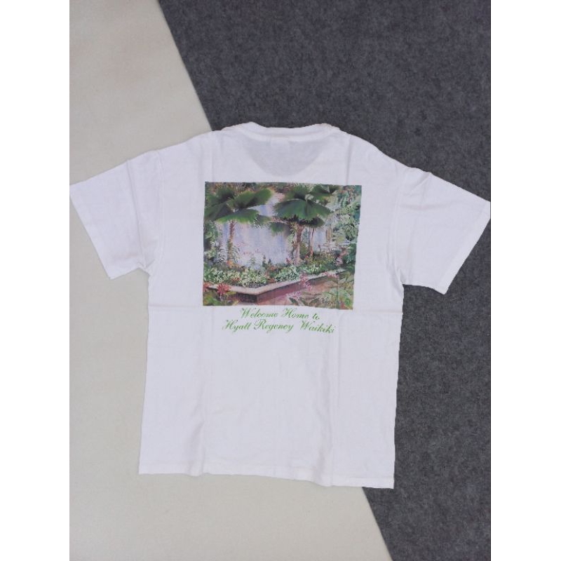 T SHIRT HANES BEEFY WAIKIKI