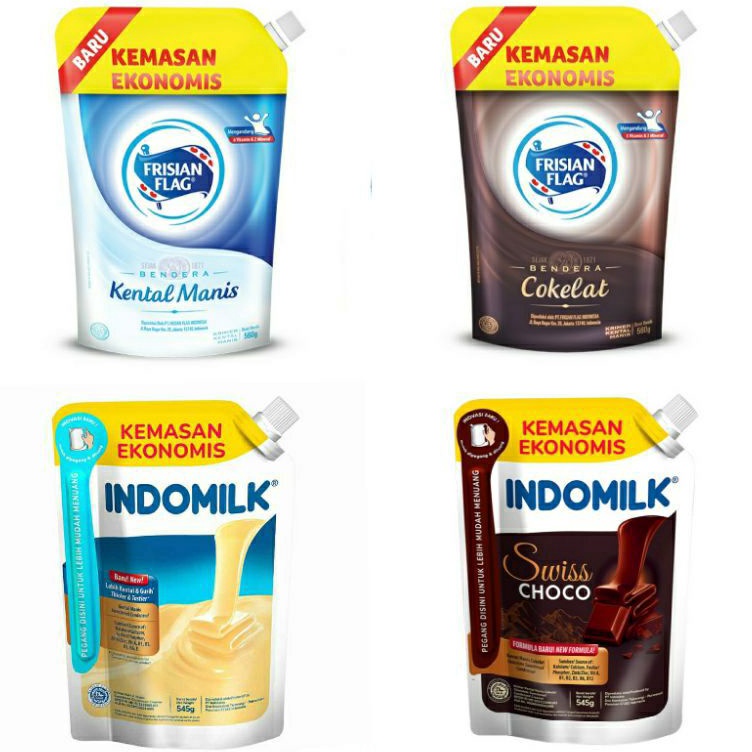 

KODE PRODUK YMV93942 INDOMILK Susu Kental Manis Pouch 545gr FRISIAN FLAG Kental Manis 56gr